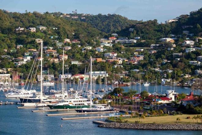 The beautiful and well run Camper & Nicholsons Port Louis Marina in Grenada is the destination for yachts competing in the westbound leg of the Atlantic Anniversary Regatta. Competitors can expect coral blue water, lush vegetation and a wonderful warm Caribbean welcome for every boat ©  C&N Marinas